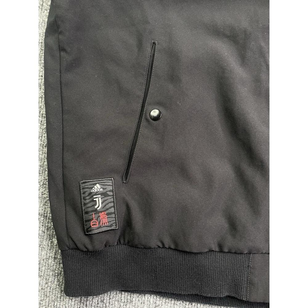 Adidas Juventus Bomber Jacket Mens Medium Black CNY Year of the Tiger Soccer - Picture 5 of 9
